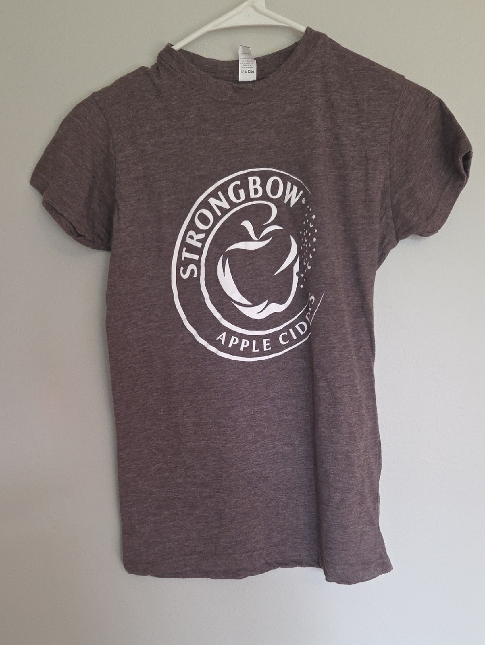 Strongbow Apple Ciders Logo Tee in Heather Brown - Picture 1 of 2